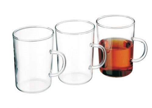 Ensemble de 6 tasses en verre 200ml