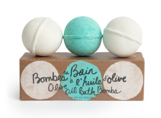 Trio de bombes de bain à l'huile d'olive - Lolo