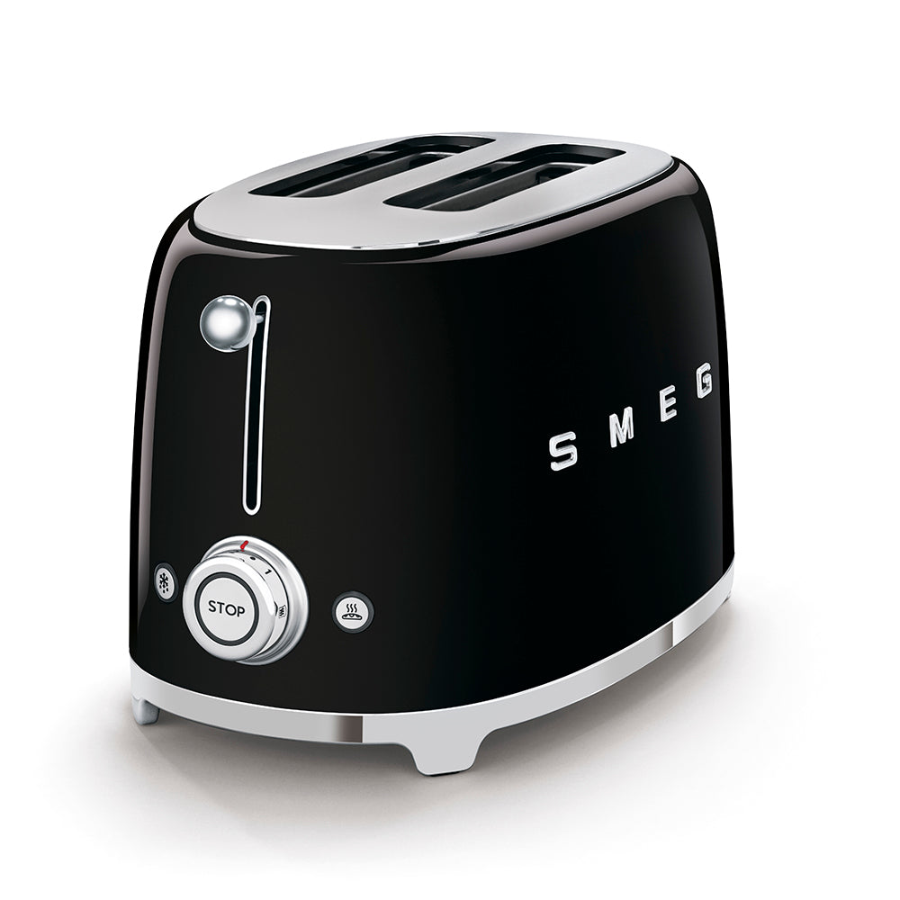 Grille-pain Deluxe 2 tranches Noir - Smeg
