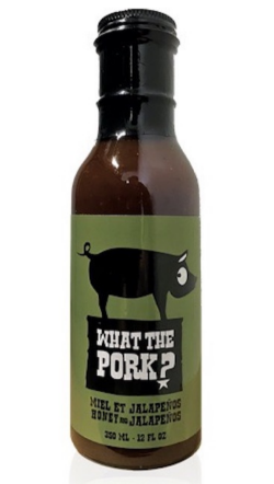 Sauce BBQ miel et jalapeno What the pork 350 ml