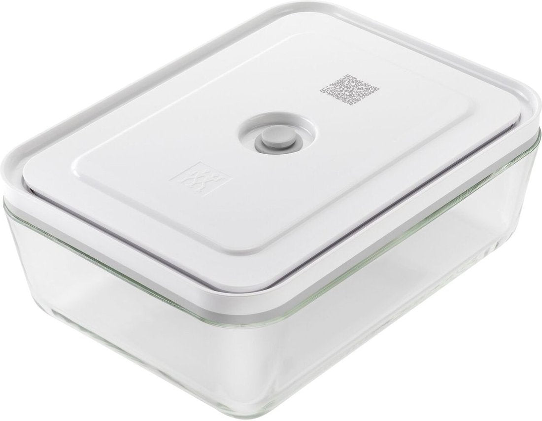 Plat de conservation sous-vide gris en verre 2L - Zwilling