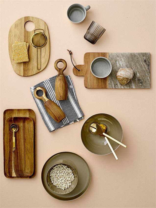 Ensemble de 3 passoires en inox finition dorée