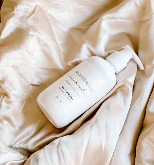 Savon à mains Ananas, pêche et coriandre 250 ml - Marée Chandelles