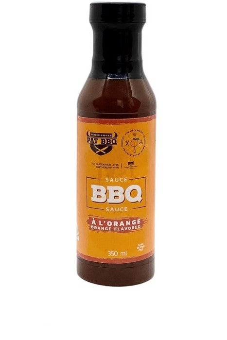 Sauce BBQ à l'orange 350ml - Pat BBQ
