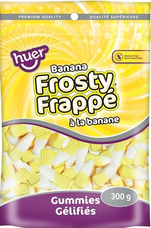 Bonbons frappés à la banane 300g