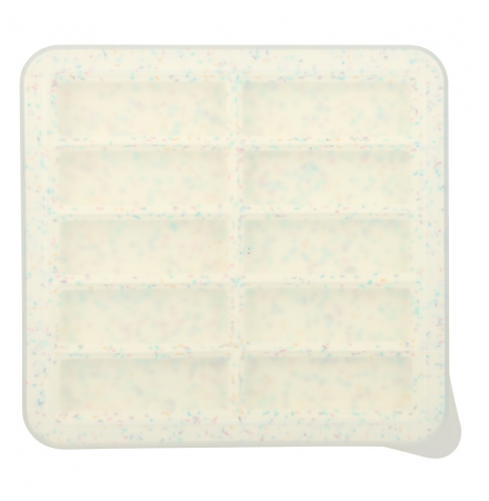 Moule à 10 barres tendres en silicone confetti - Trudeau