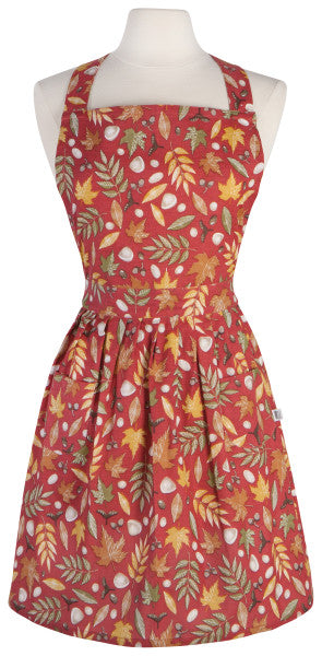 Red Autumn Apron