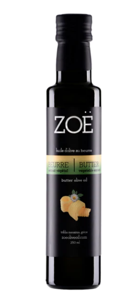 Huile d'olive infusée au beurre 250 ml - Zoë