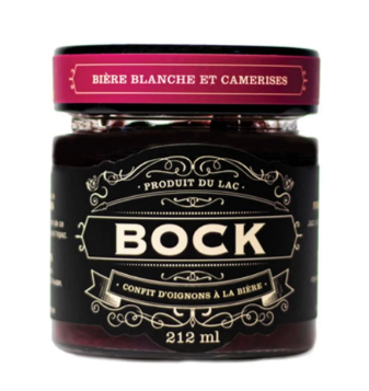 Confit d'oignons Bière blanche et camerises 212ml