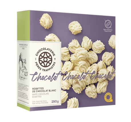 Rosettes Chocolat blanc 135g - Pères Trappistes