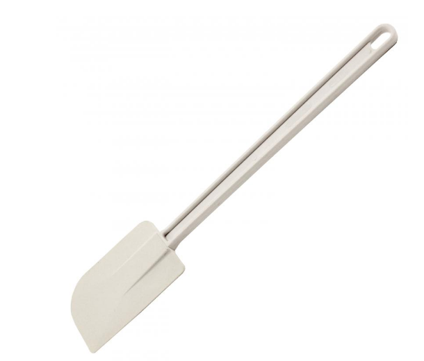 Spatule en caoutchouc avec manche en plastique Blanc 16 po - Omcan
