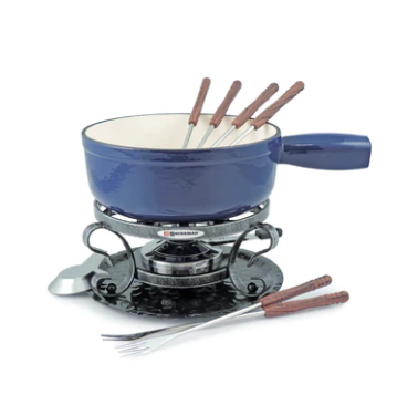 Ensemble à fondue Bleu Lugano 9 pièces - Swissmar