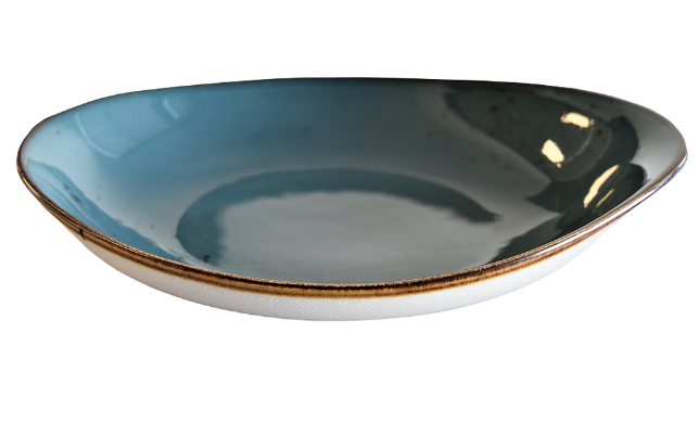 Bol ovale Terra Bleu Foncé  11 po x 9,5 po