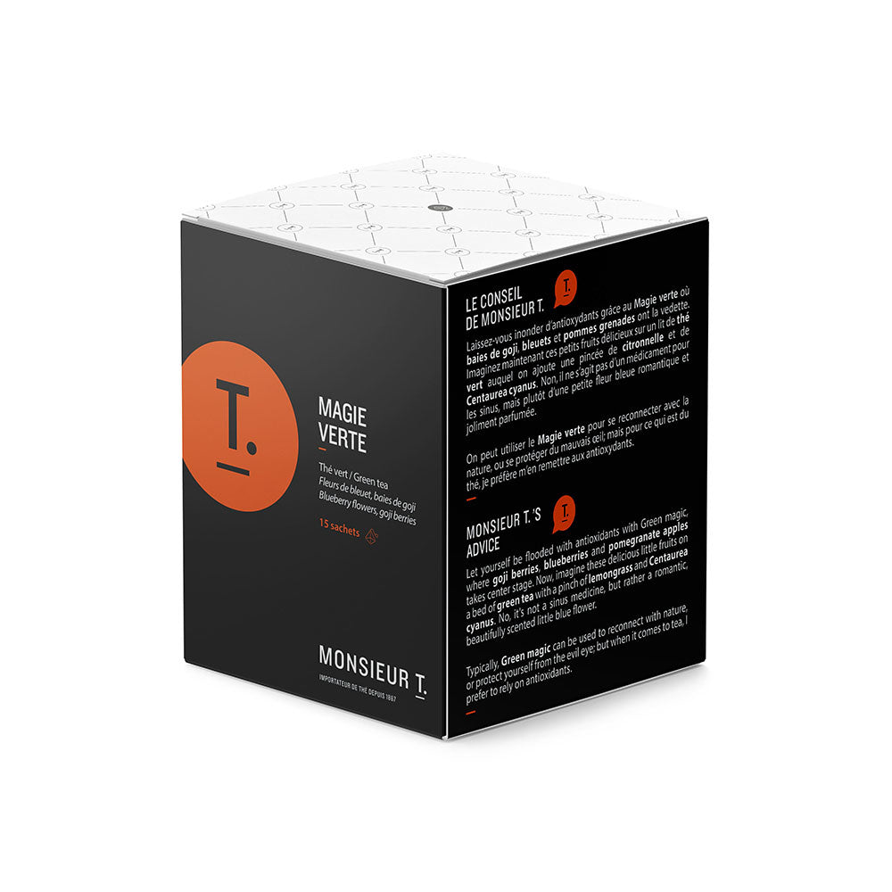 Boite de 15 sachets de thé Magie verte