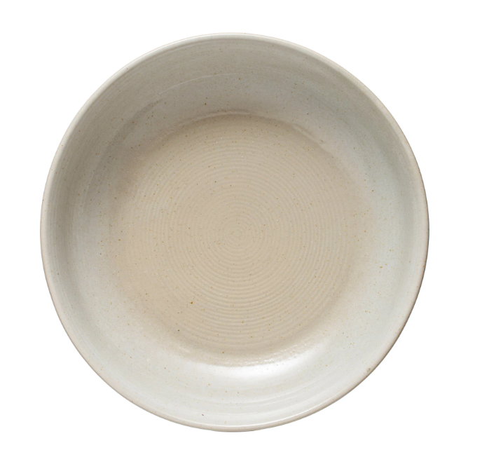 Bol de service en grès