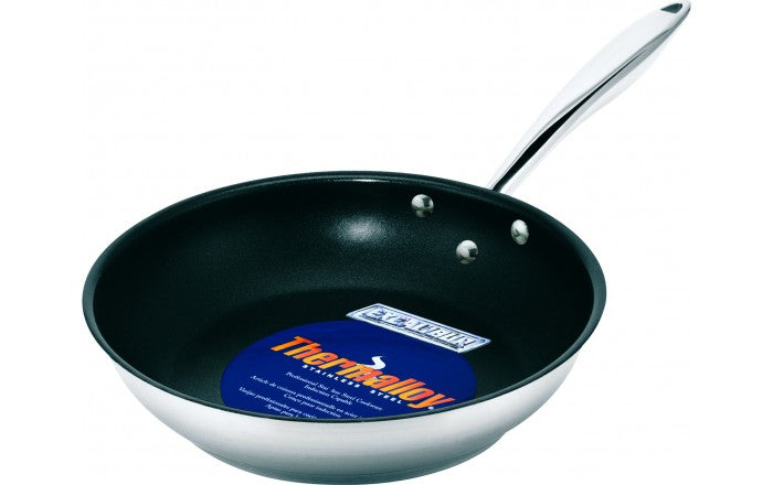 Poêle à frire en inox 9.5po