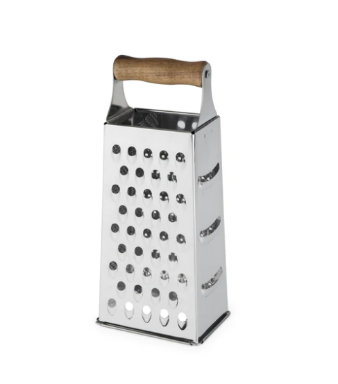 Râpe à fromage avec manche en bois d'acacia