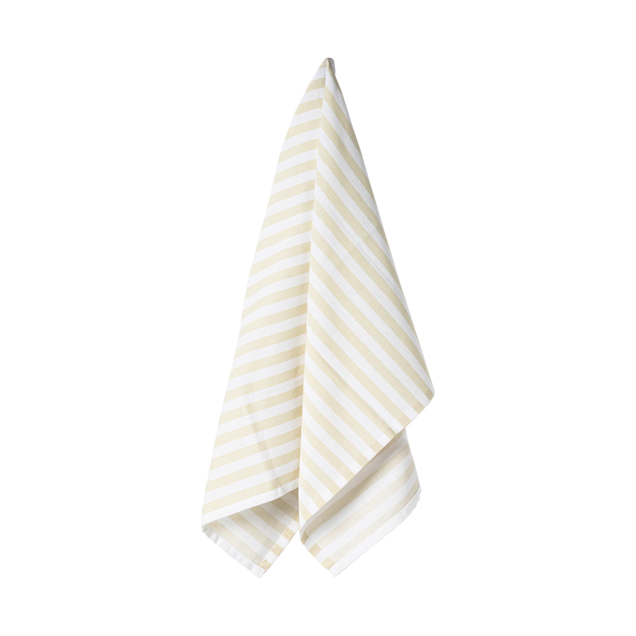 Set of 2 Vanilla striped kitchen towels