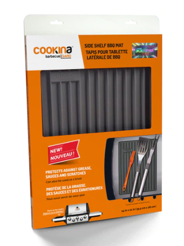 Tapis pour tablette latérale de BBQ 35 x 28 cm