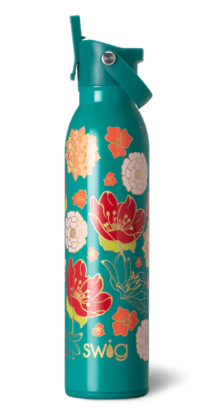 Fire Poppy 20oz Insulated Bottle - Swig Life
