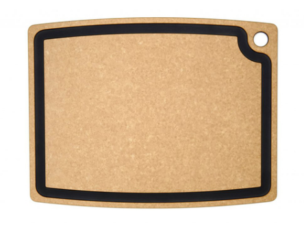 Planche à découper courbée avec égouttoir Beige - Epicurean