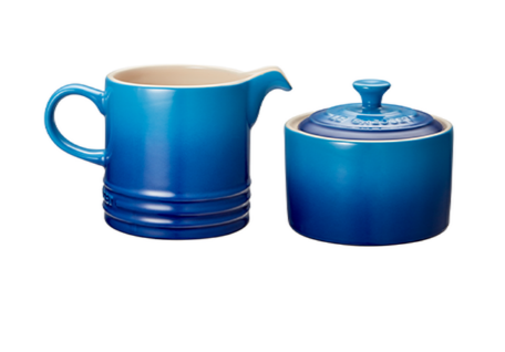 Bleuet cream and sugar bowl - Le Creuset