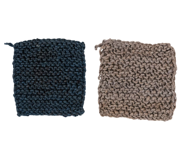 Sous-plat en jute couleurs variées