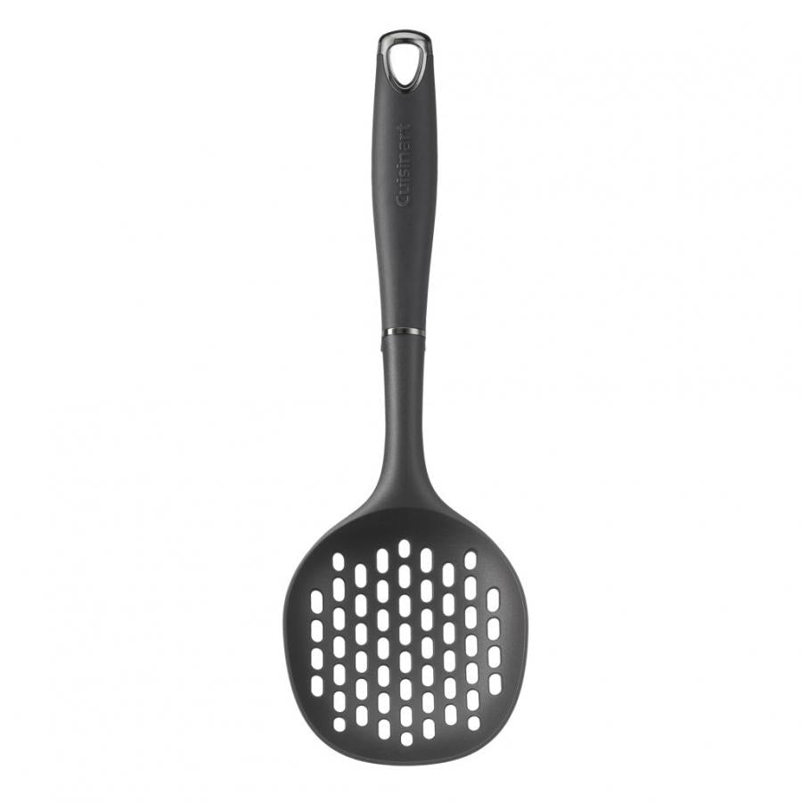 Cuisinart Black Silicone Handle Slotted Ladle