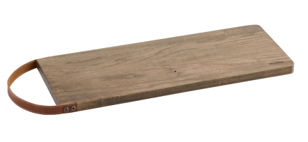 Planche à découper en bois de frêne poignée en cuir - Trudeau
