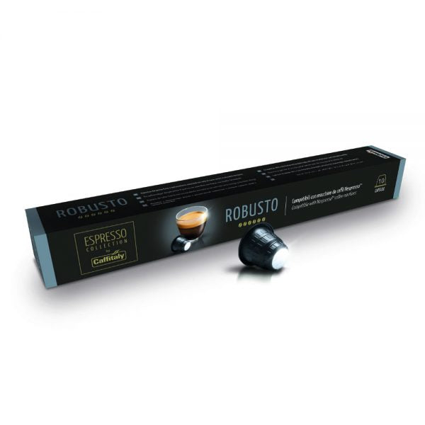 Boîte de 10 capsules Robusto compatibles avec Nespresso