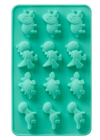 Ensemble de 2 moules en silicone Dinosaure - Trudeau