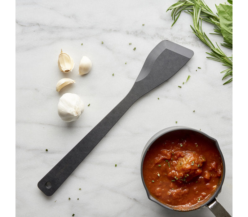 Cuillère en papier composite avec angle pour sauté Noir - Epicurean