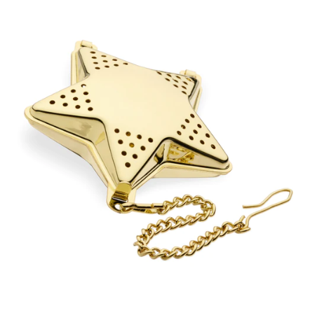 Infuseur à thé forme d'étoile Or