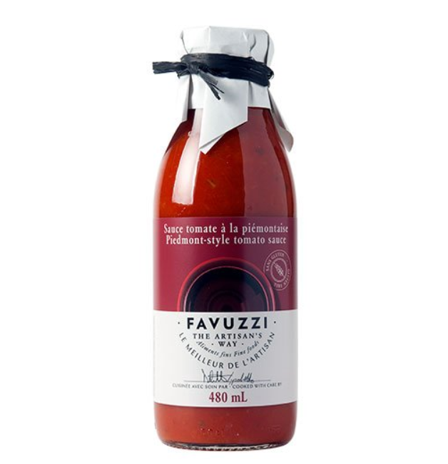 Sauce tomate à la piémontaise 480 ml - Favuzzi