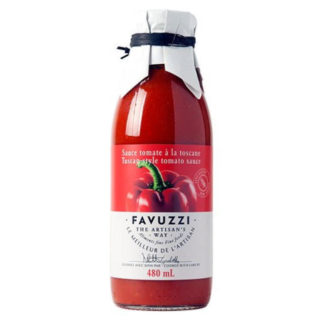 Sauce tomate à la toscane 480 ml - Favuzzi