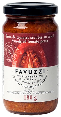 Pesto de tomates séchées au soleil 180g - Favuzzi