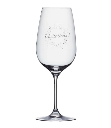 Coupe à vin "Félicitations!" 570ml