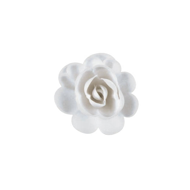 Boite de fleurs en sucre pour pâtisserie Blanc 36 unités