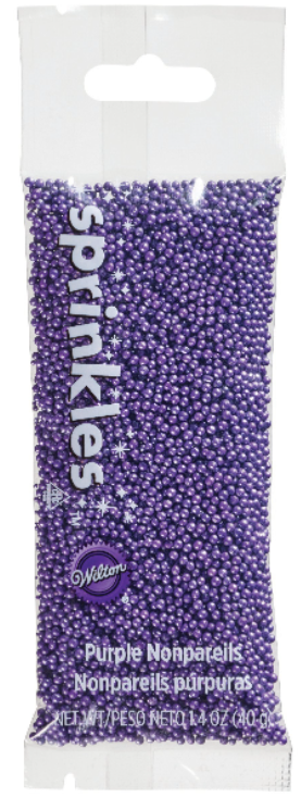 Paquet de perles mauves 40 g - Wilton