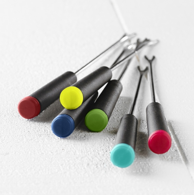 Ensemble de 6 fourchettes à fondue Multicolore - Trudeau