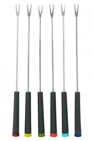 Ensemble de 6 fourchettes à fondue Multicolore - Trudeau