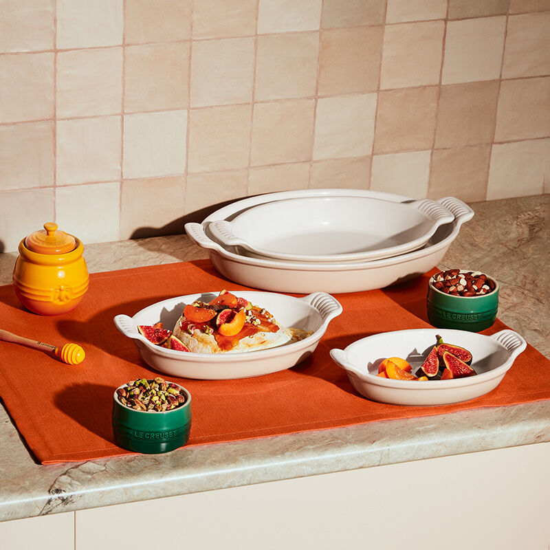 Heritage Meringue Oval Gratin Dish 2.9L - Le Creuset