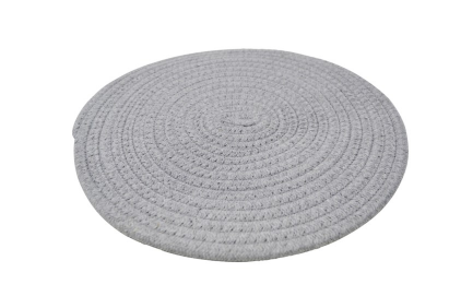 Napperon en coton Gris 30cm