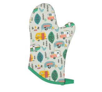 Happy Camper Oven Mitt