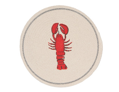 Napperon rond Homard 15po