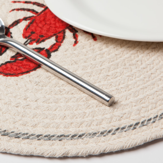 Napperon rond Homard 15po