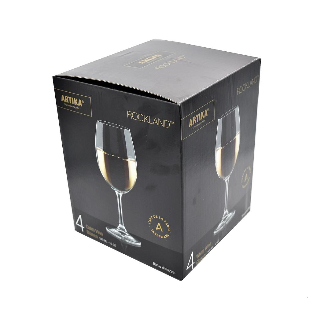 Ensemble de 4 coupes à vin Rockland 340ml