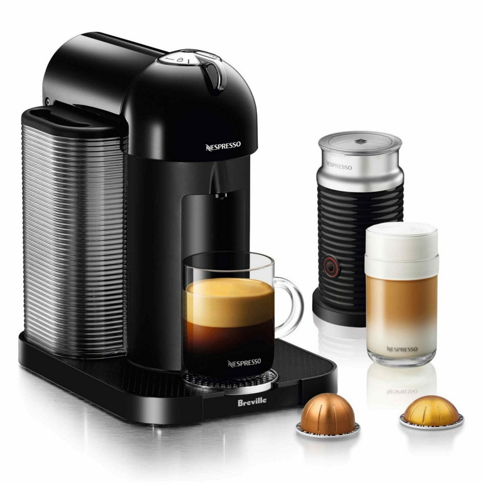 Machine à café Nespresso Vertuo avec aeroccino 3 Noir - Breville