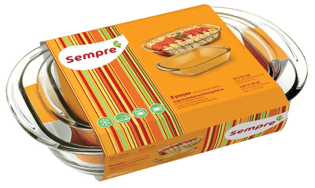 Ensemble de 2 plats pour le four 1.8L et 3L