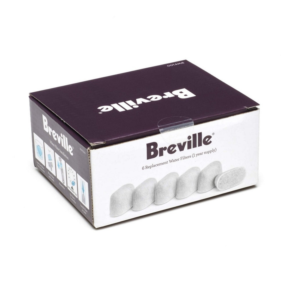 Ensemble de 6 filtres à eau - Breville